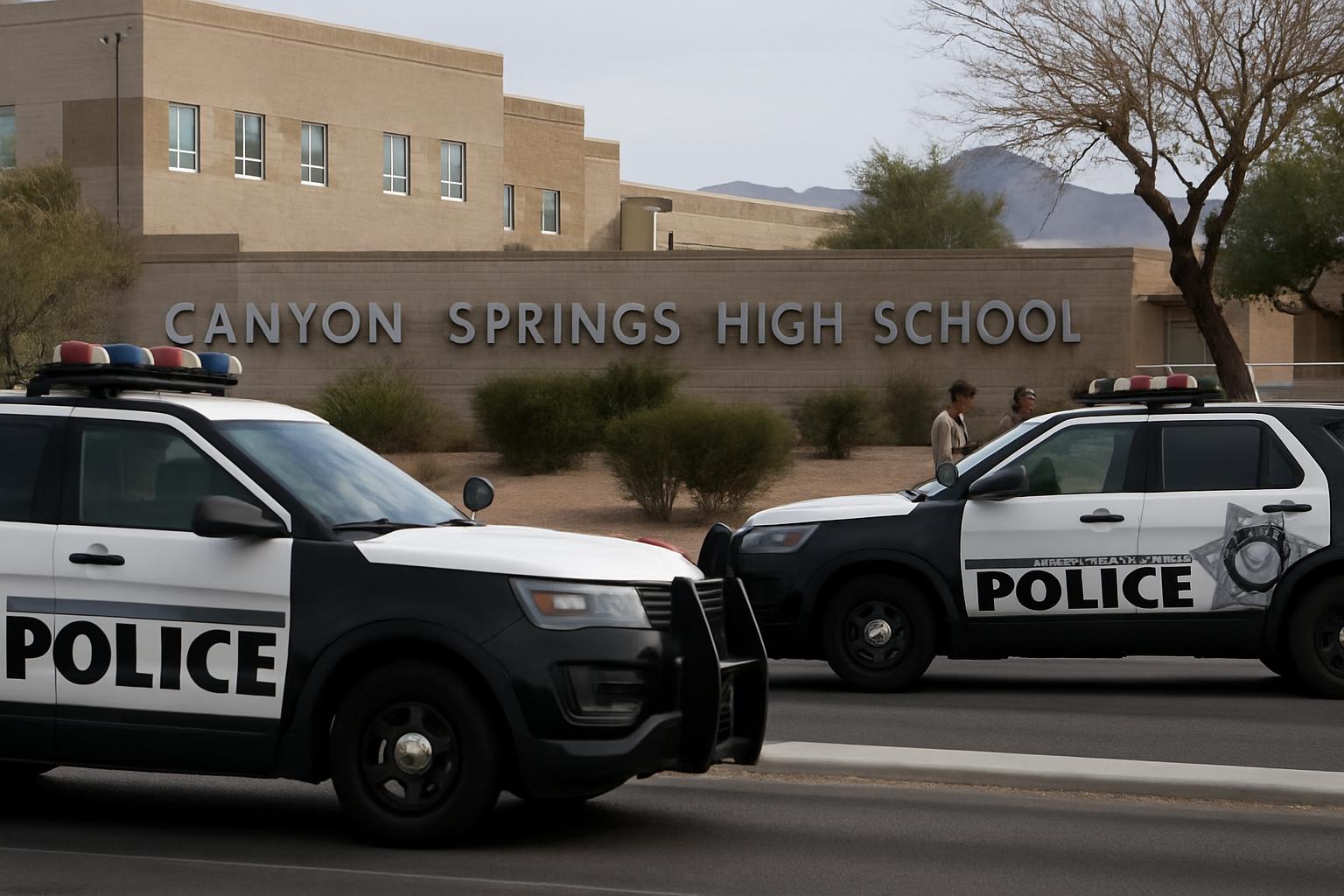 Two Arrested, Two Firearms Recovered After Canyon Springs High School Lockdown