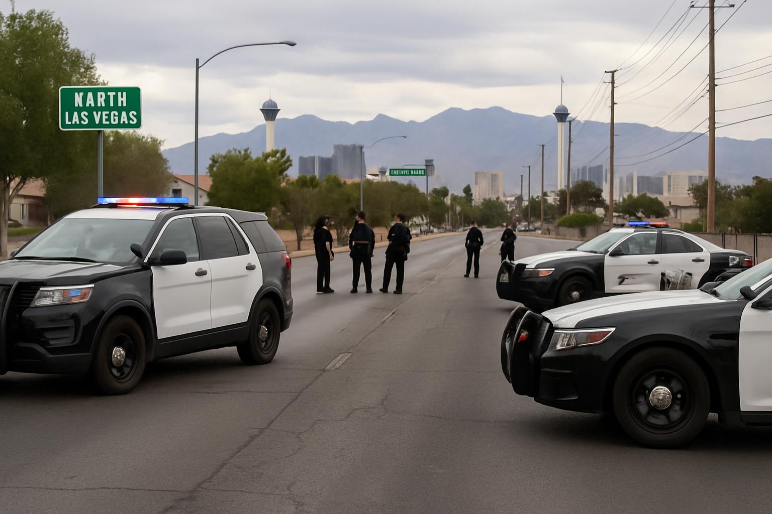 Teen Killed, Woman Critical After BMW Jumps Sidewalk in North Las Vegas